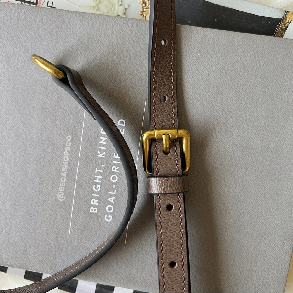 Genuine Leather Crossbody Shoulder Strap Replacement For Gucci Ophidia Bag - Picture 4 of 9